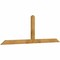 Ekena Millwork Portland Rough Sawn Timber Gable Bracket, Western Red Cedar, 84"W x 28"H x 2"D x 4"F, 8/12 Pitch GBW084X28X0204POR00RWR - alternate 4